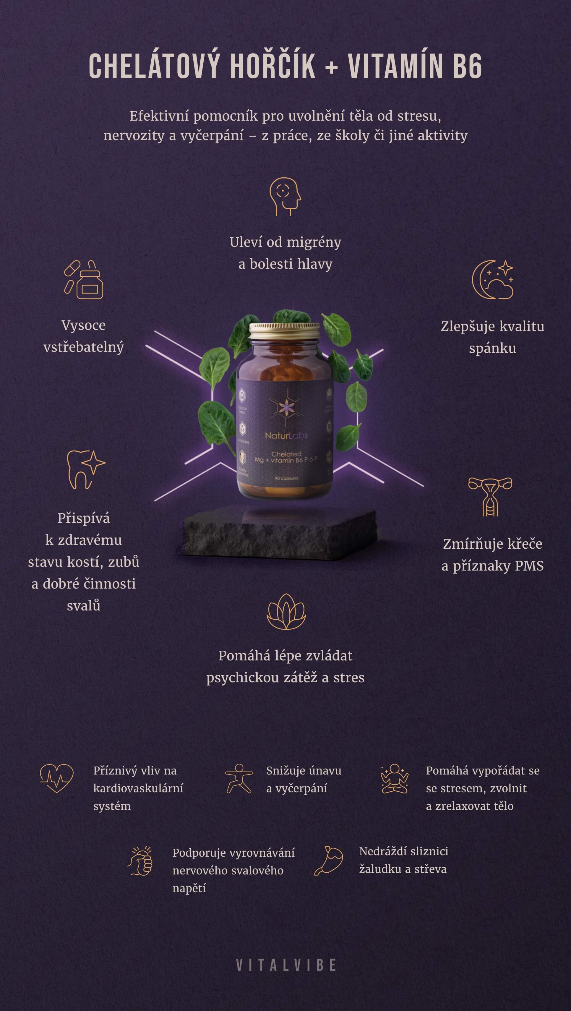 Bioaktivní HOŘČÍK CHELÁT BISGLYCINÁT (60 ks) 3